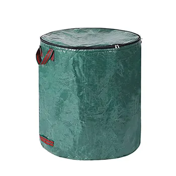 PP Сверхпрочный тканевый садовый мешок для мусора Емкость 120 л, экологически чистая перерабатываемая садовая сумка