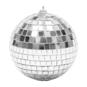 Серебряные диско-зеркальные шары рождественская елка висячие украшения шар зеркало диско шар светоотражающие яркие диско-шары для вечеринки
