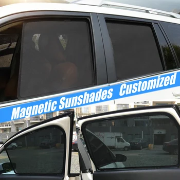 4 шт. Магнитные солнцезащитные козырьки на боковых окнах для Infiniti QX60 JX35 L50 2012 2013 - 2021 Дверь Авто Оконная шторка Сетка Авто Аксессуары