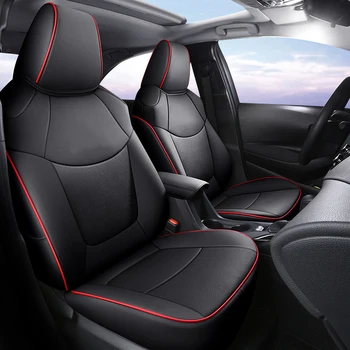 Оригинальный дизайн Чехлы на автомобильные сиденья для внедорожника Toyota Corolla Cross 2021-2023 Водонепроницаемая кожаная подушка сиденья Аксессуары для стайлинга автомобиля