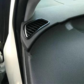 Для Toyota Prius 2016 2017 2018 Черная краска ABS Автомобильный стайлинг Передняя крышка вентиляционного отверстия Отделка отделки Наклейка на рамку Стайлинг