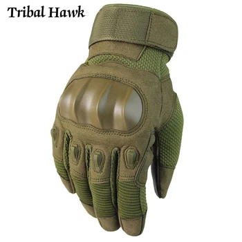  сенсорный экран Тактические перчатки для страйкбола Военные пейнтбольные перчатки для стрельбы Армейские боевые противоскользящие жесткие костяшки