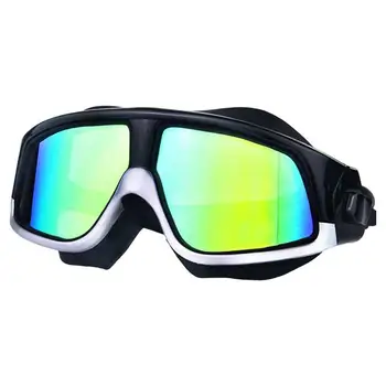 Водонепроницаемые очки для плавания с широким обзором Удобные силиконовые очки для плавания с большой оправой Защита от запотевания Защита глаз от ультрафиолета Очки для плавания