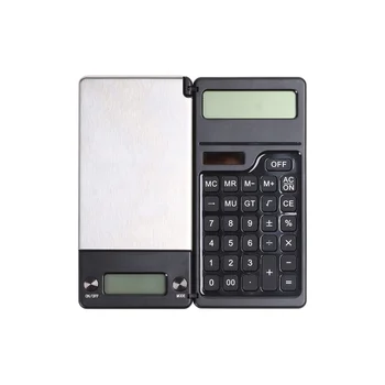 Многофункциональный цифровой калькулятор 1000G На 0.1G Карманные весы и калькулятор для школы Gold Shop