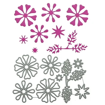 Различные штампы для резки цветочного узора для скрапбукинга Резак по металлу Пригласительная открытка Дневник Книга Клипарт Арт DIY Декоративная бумага