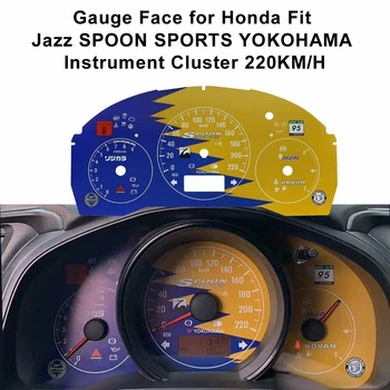 Приборная панель для Honda Fit Jazz SPOON SPORTS YOKOHAMA Комбинация приборов 220 км/ч