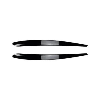  Автомобильные ярко-черные фары Брови Фара Отделка Крышка для Skoda Superb B8 2016-2018 Авто Стайлинг