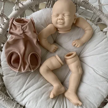 20 дюймов Незаконченный набор кукол Reborn Vito Реалистичный размер новорожденного незаконченные неокрашенные части куклы с тканевым телом