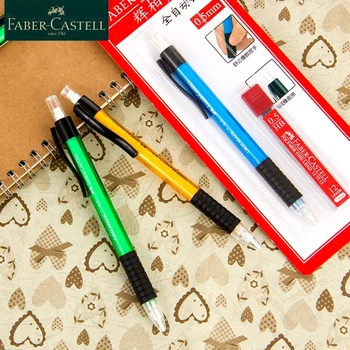 Faber Castell 0,5 мм Автоматические карандаши Набор механических карандашей Канцелярские принадлежности с грифелями Заправки Офисные школьные принадлежности 133081