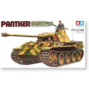 TAMIYA 35065 Немецкая Panther Ausf.A в масштабе 1/35 Модельный комплект Модель строительного танка