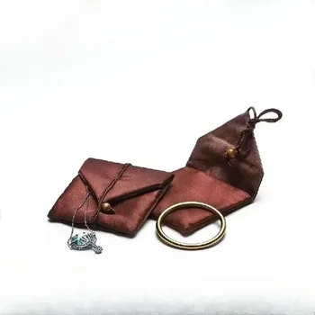 Классическая ювелирная фланелевая сумка Древняя коробка, маленькая сумка, браслет, фланелевая сумка, нефритовая сумка, хранение