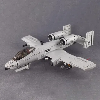 XB-06026 Высокотехнологичная модель авиационного истребителя A10 в серии Battlefield Детские сборочные игрушки Блоки Подарки для мальчиков