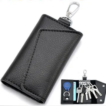  PU кожаный брелок для ключей мужчины женщины держатель ключа органайзер сумка для ключей от автомобиля кошелек домработница ключ чехол для ключей высококачественная мини-сумка для карт