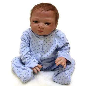 Кукла Реборн Малыш Мальчик 50 см Новорожденный Бонека Ренассида Жизнь Как Бебе Реалистичный Беренгер